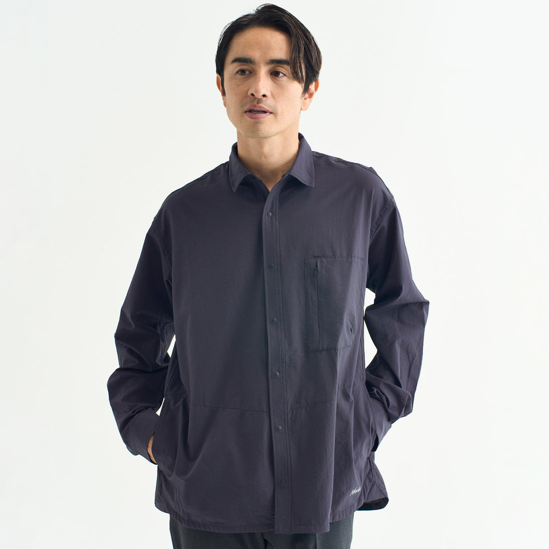 AIR CLOTH COMFY L/S SHIRT / エアクロスコンフィロングスリーブシャツ